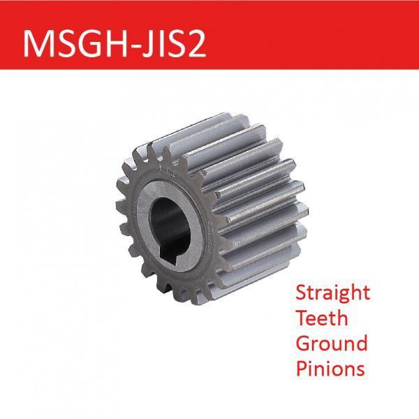MSGH-JIS2 Straight Teeth Ground Pinions